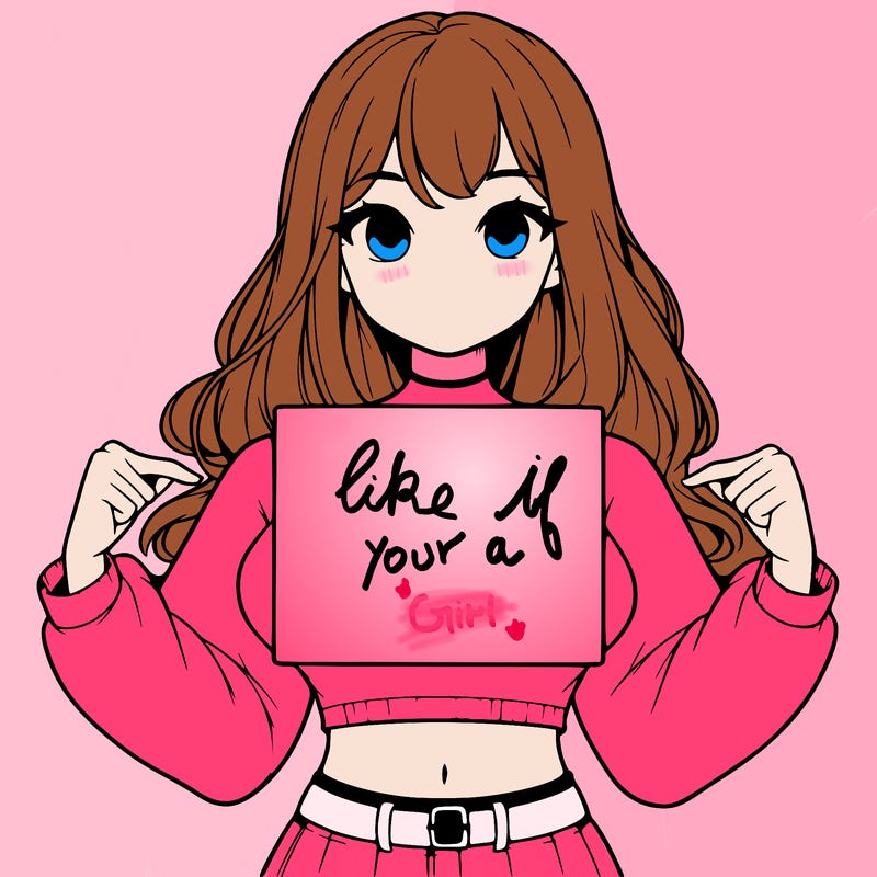 girl holding a blank sign in a long sleeve crop top