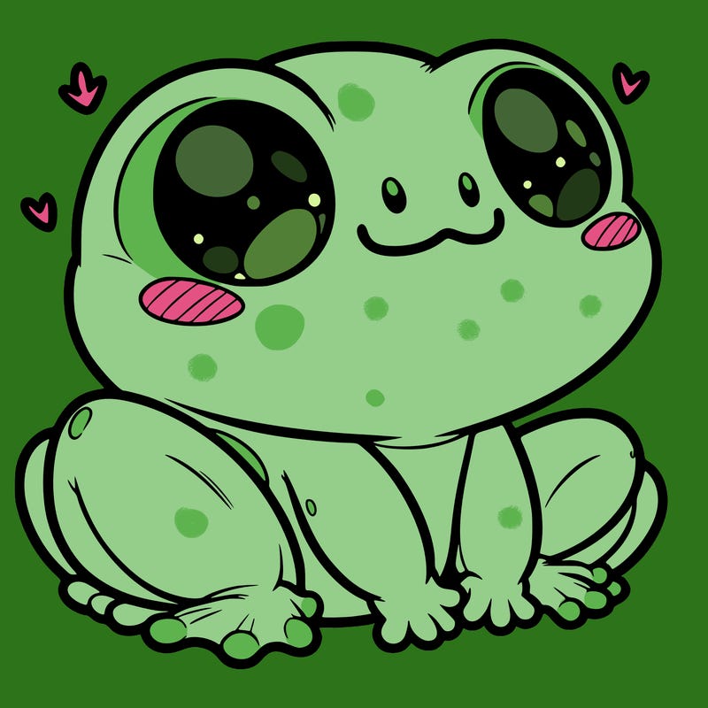 cute frog person realistic