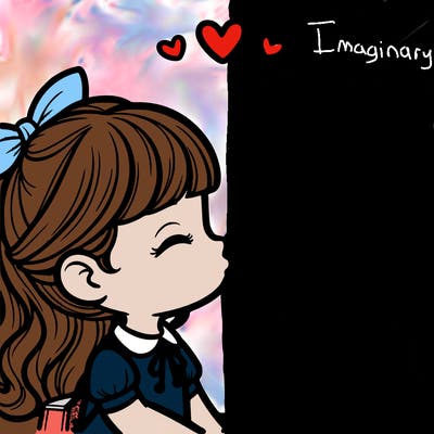 boy and girl kissing