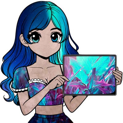 realistic pretty girl holding blank sign