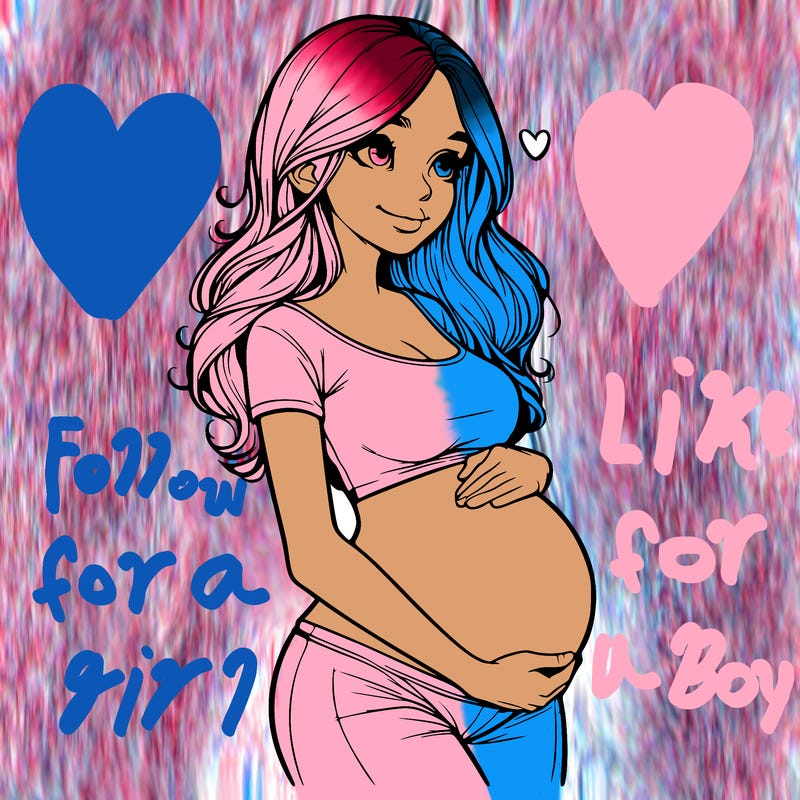 realistic pregnant girl