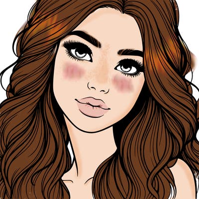 beautiful realistic girl