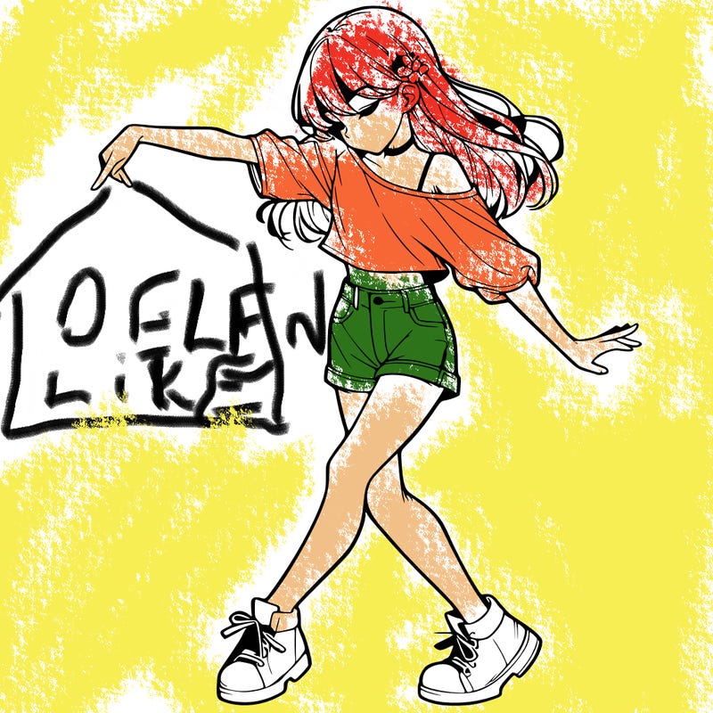 realistic girl danceing