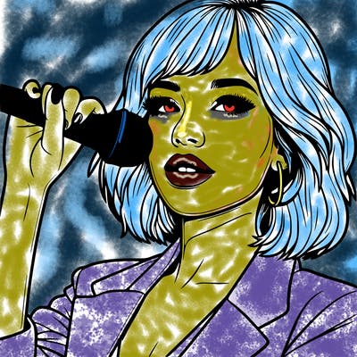 billie  eilish realistic