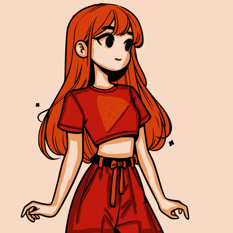 girl in a cute crop top