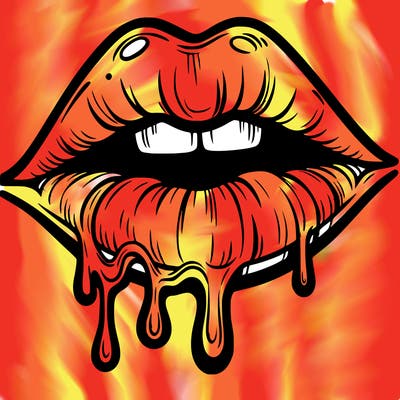 lips that look realistic and drip