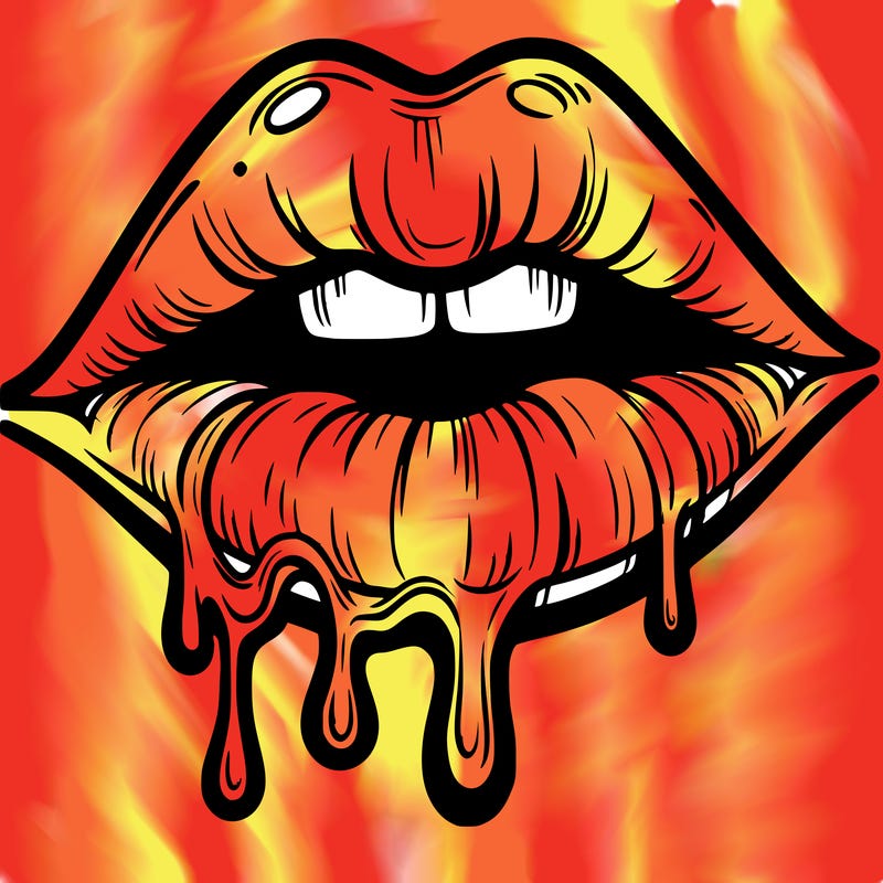 lips that look realistic and drip