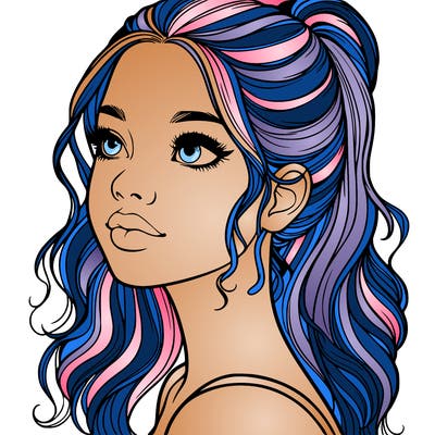 beautiful realistic girl