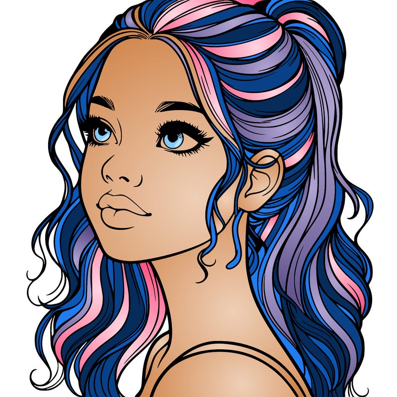 beautiful realistic girl