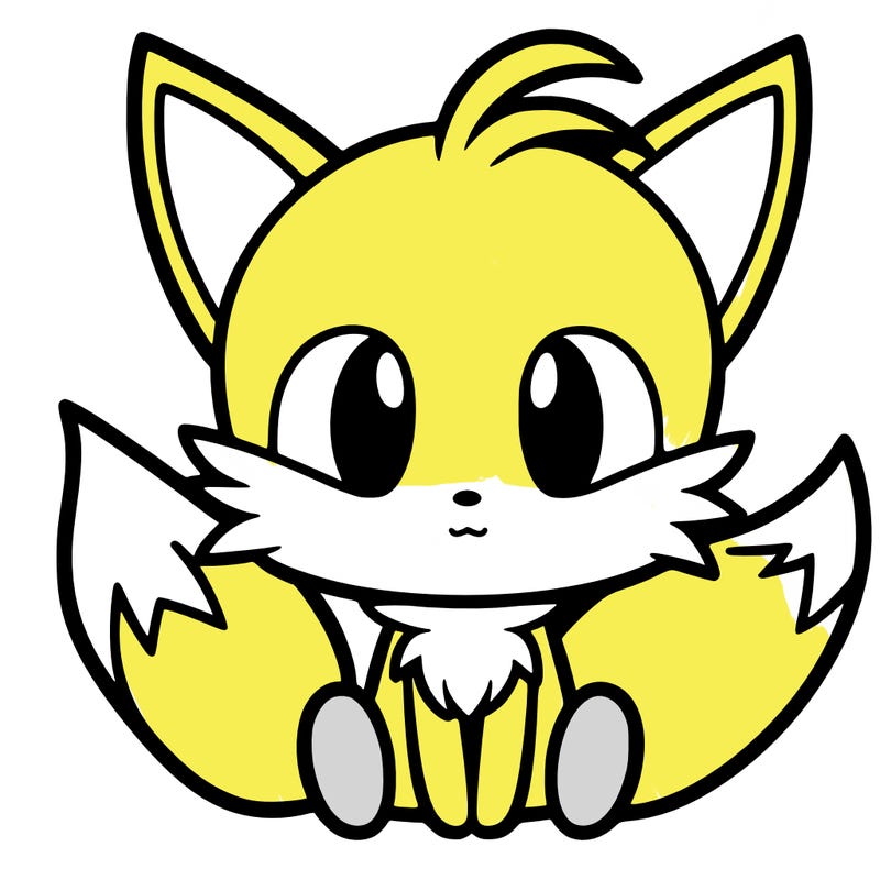 tails a two tailed fox