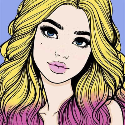 beautiful realistic girl