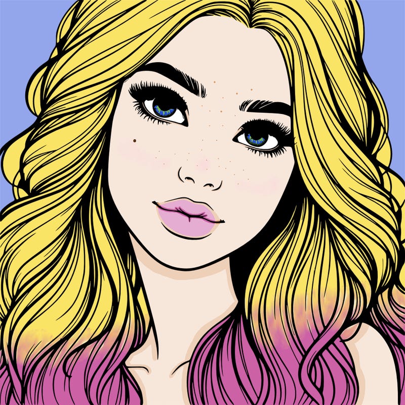 beautiful realistic girl