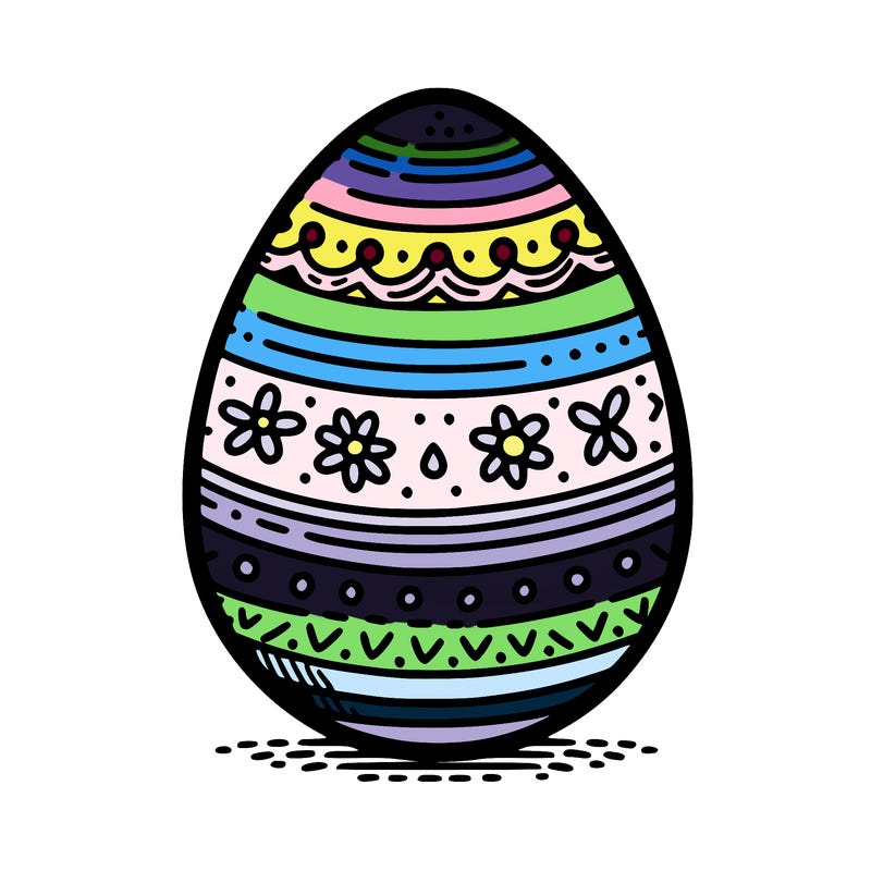 easter egg that is blank