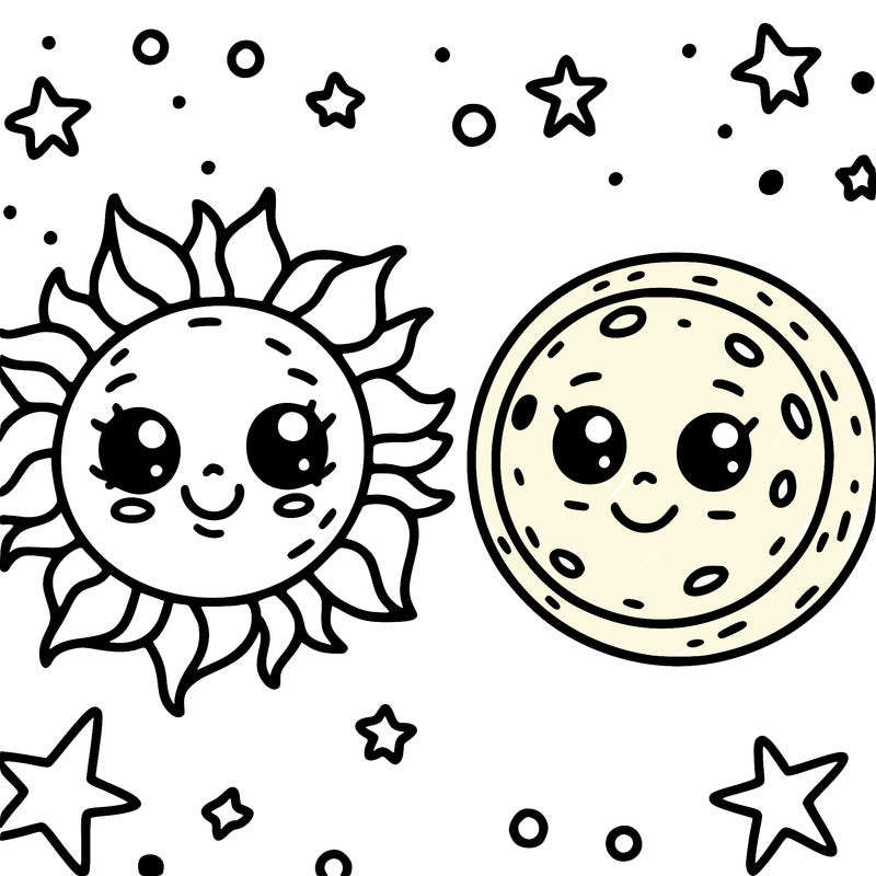 sun and moon