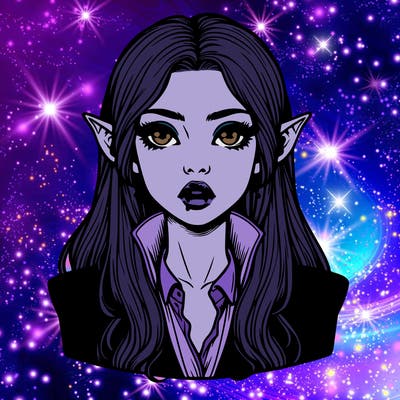 realistic vampire girl