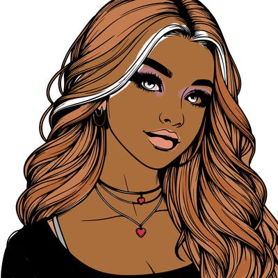 detailed realistic girl