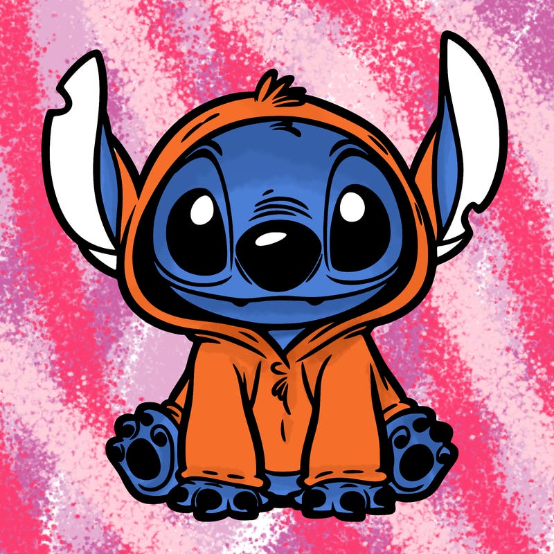 stitch in a dog costume