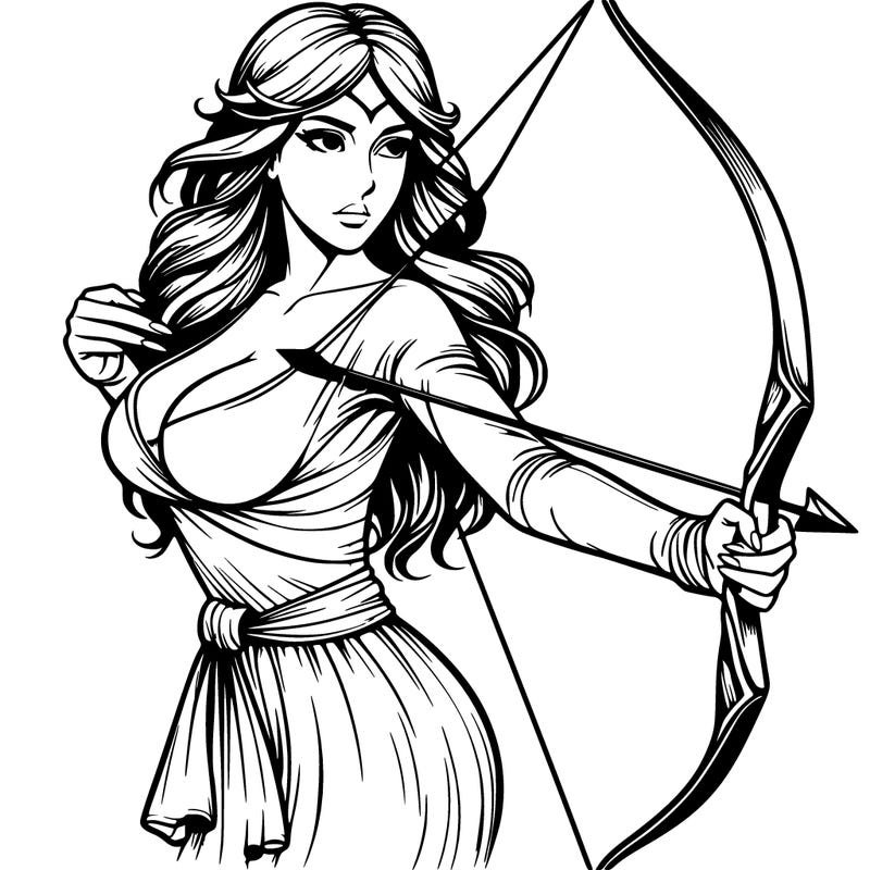 realistic female sagittarius