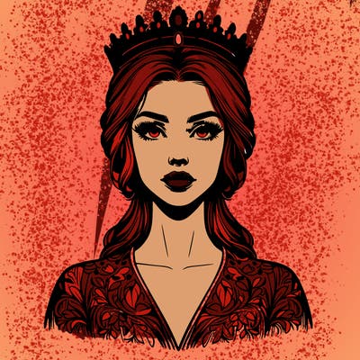 realistic beautiful queen