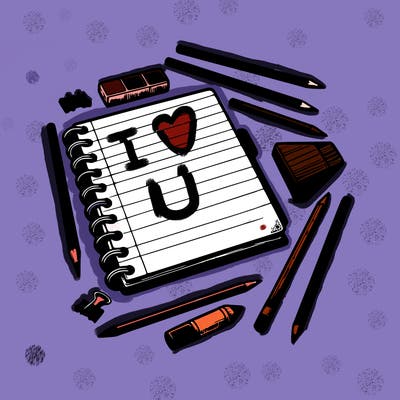 realistic blank note book