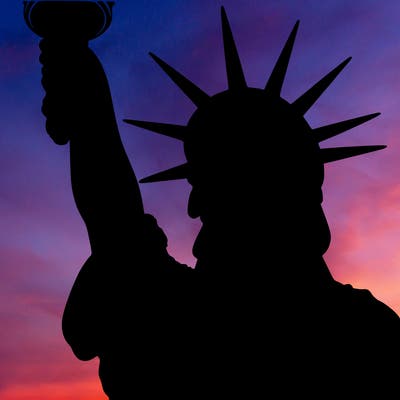 realistic statue of liberty