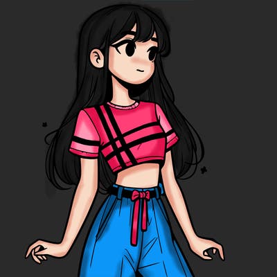 girl in a cute crop top