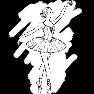 realistic ballerina