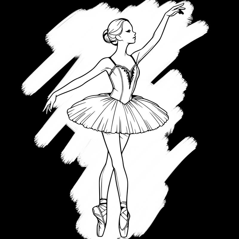 realistic ballerina