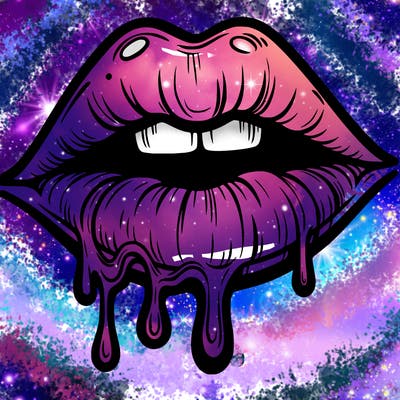 lips that look realistic and drip