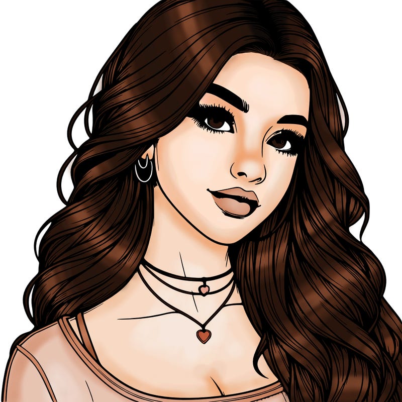 detailed realistic girl