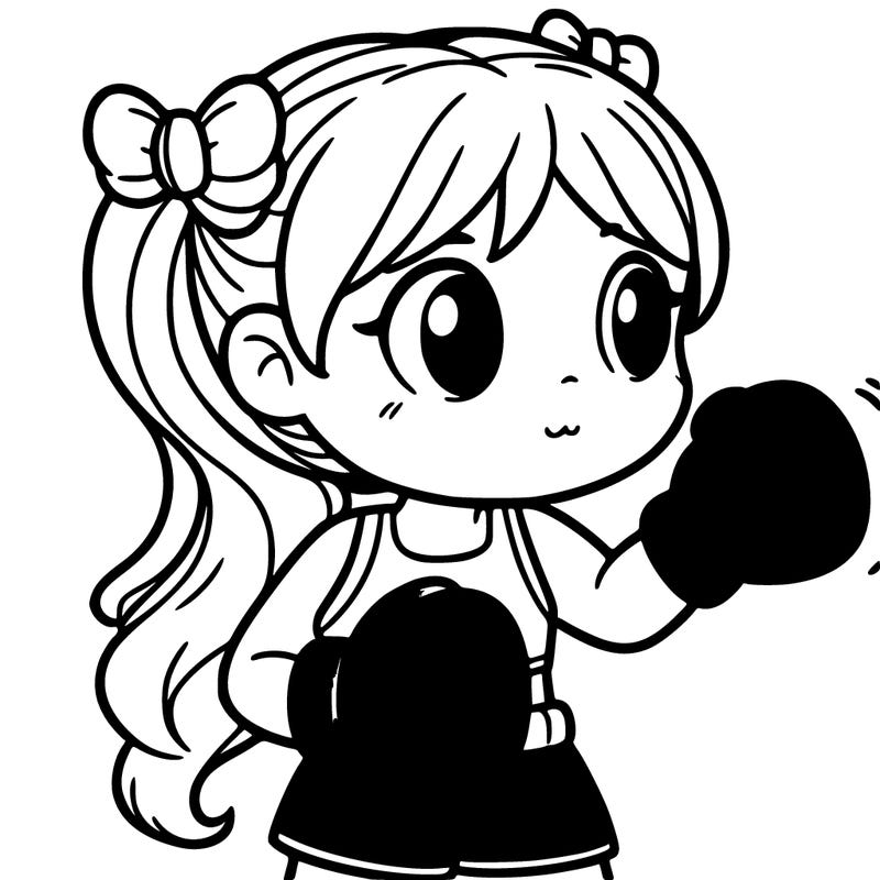 girl boxing