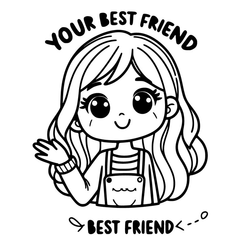 your best friend is holding her hand always