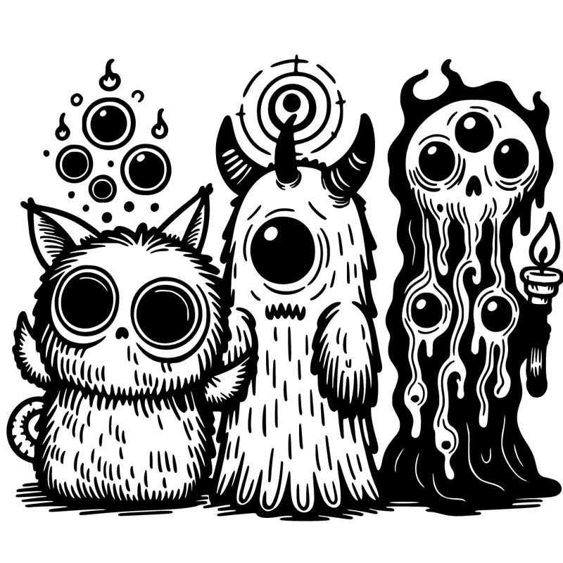 creepy cute mystical creatures