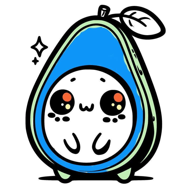 cute avocado