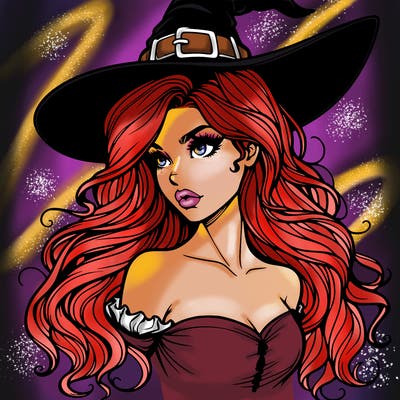 realistic witch