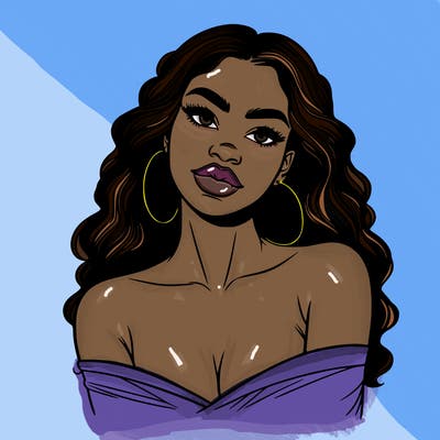 beautiful black woman