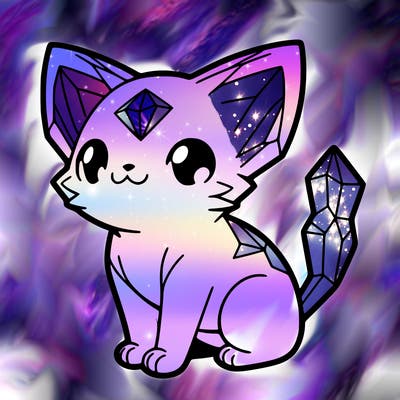 crystal kitten