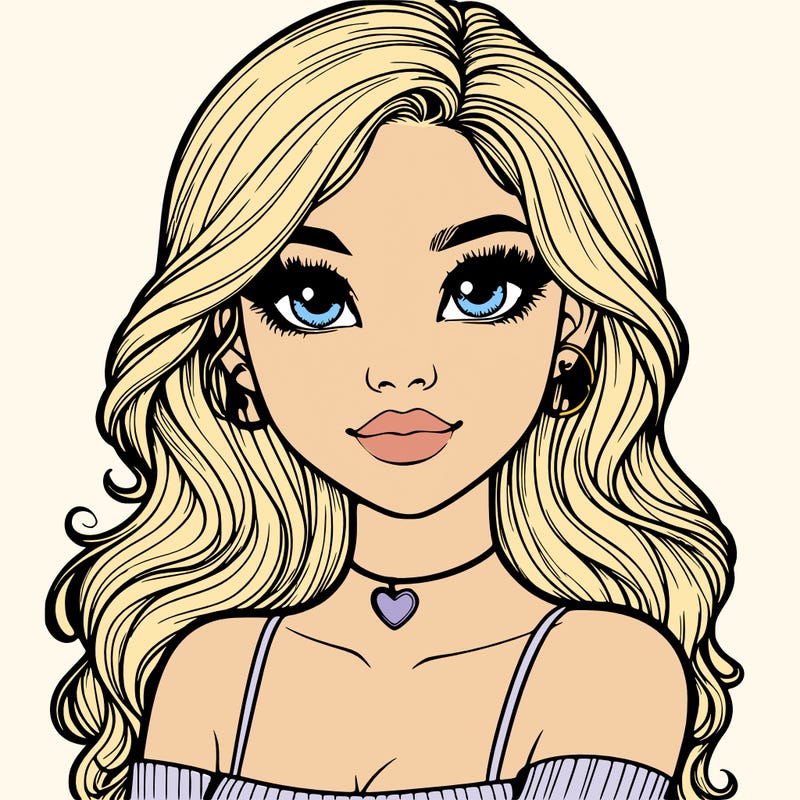 realistic pretty girl