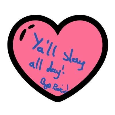 a blank heart