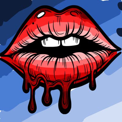 lips that look realistic and drip