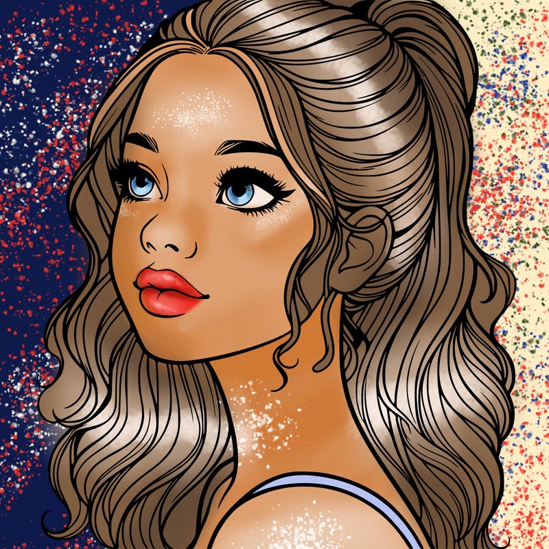 beautiful realistic girl