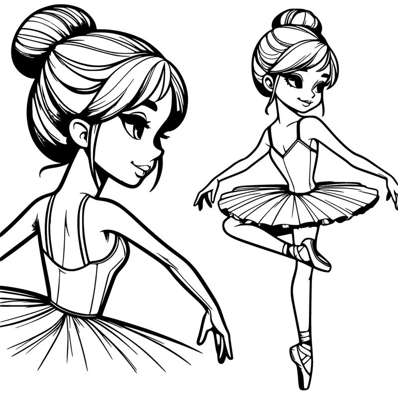 realistic ballerina
