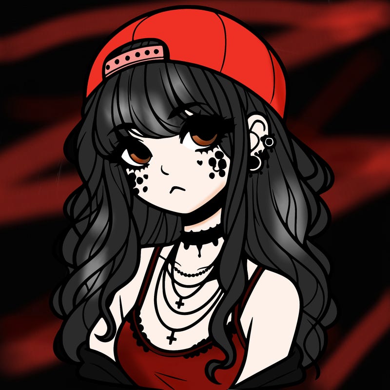 scene girl aesthetic