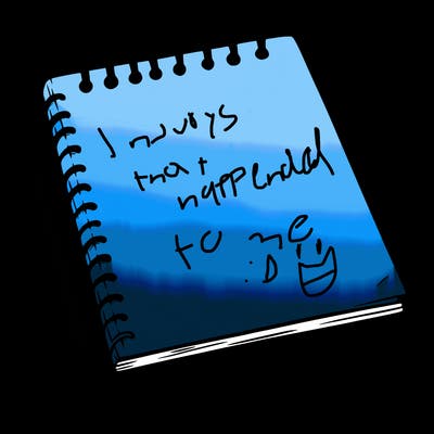 a blank sketch pad
