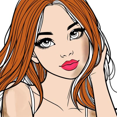 beautiful realistic girl