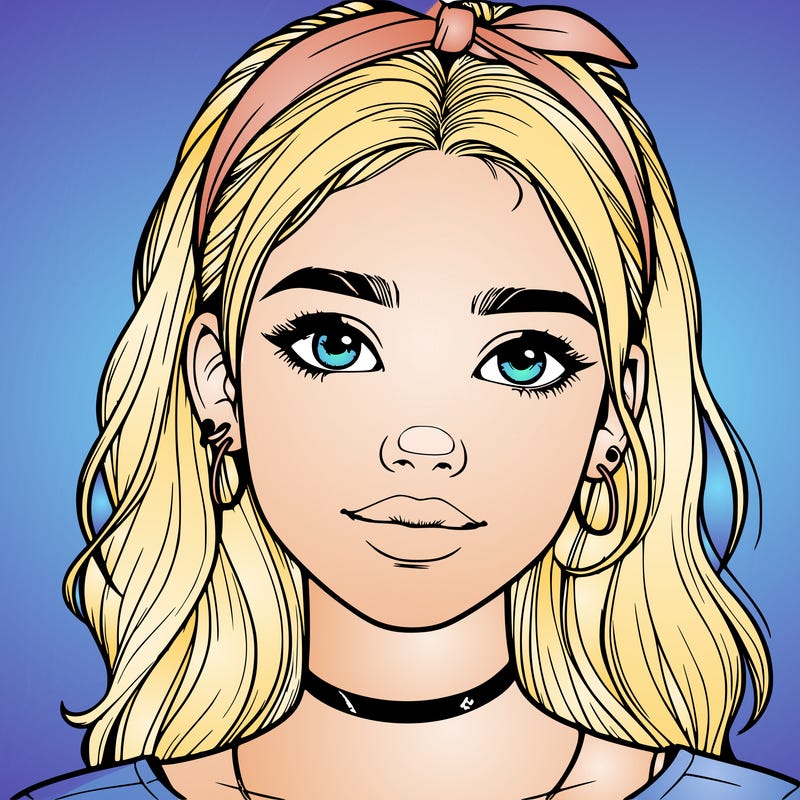 realistic teenage girl