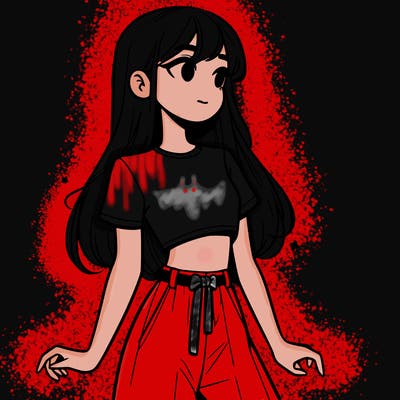 girl in a cute crop top