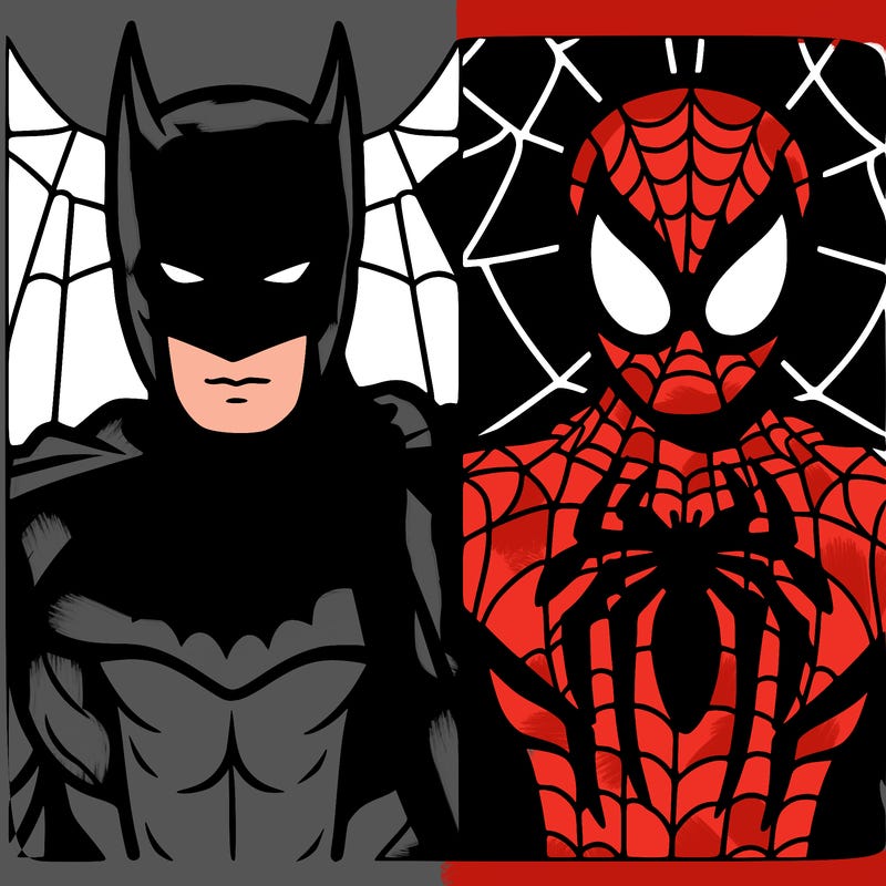 batman spider-man combine