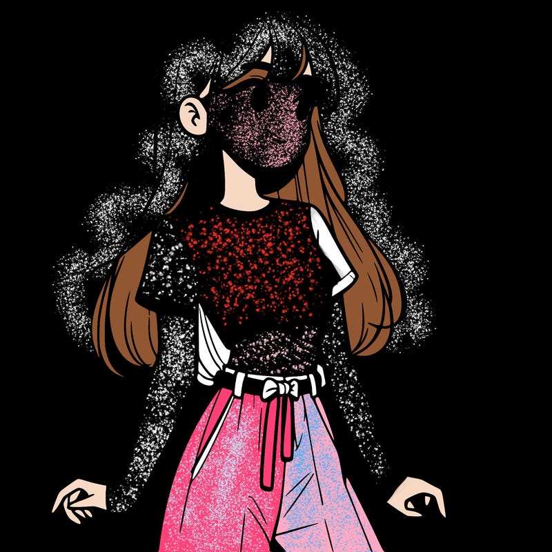 girl in a cute crop top