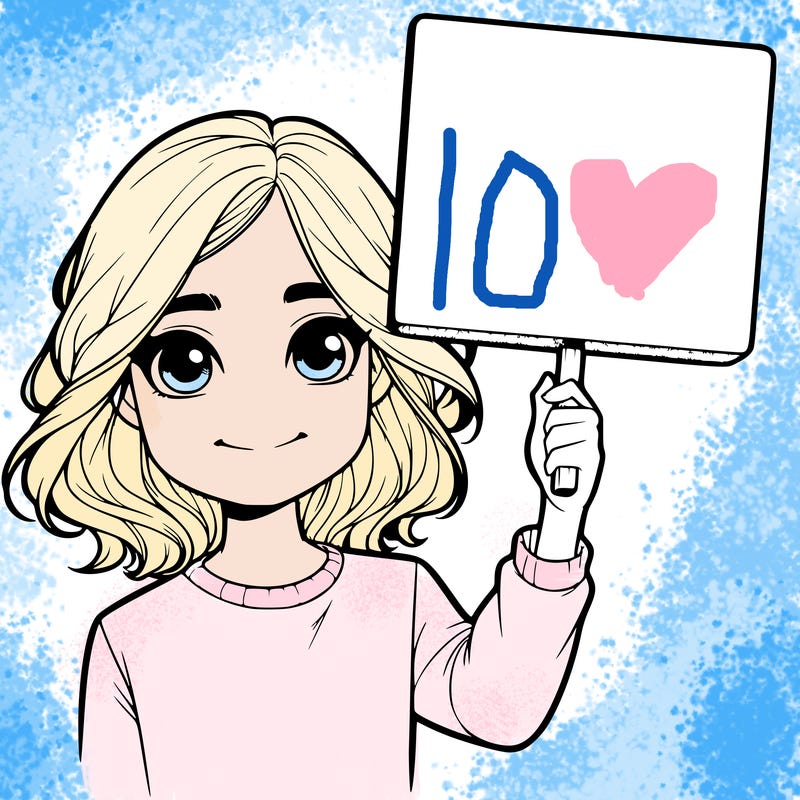 realistic girl holding up a sign